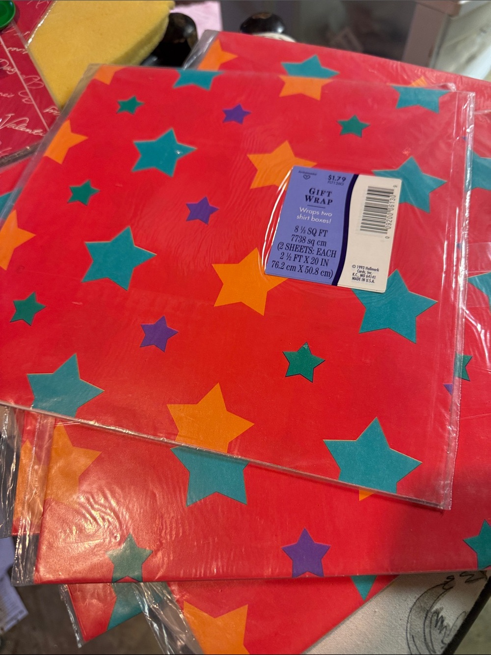 Vintage wrapping paper